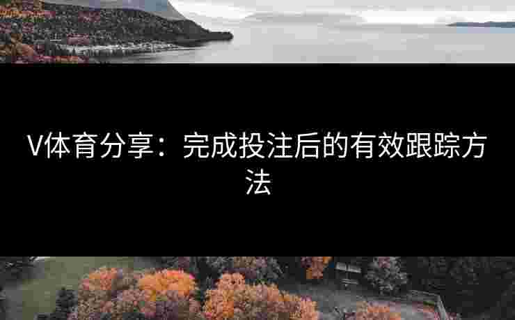 V体育分享：完成投注后的有效跟踪方法