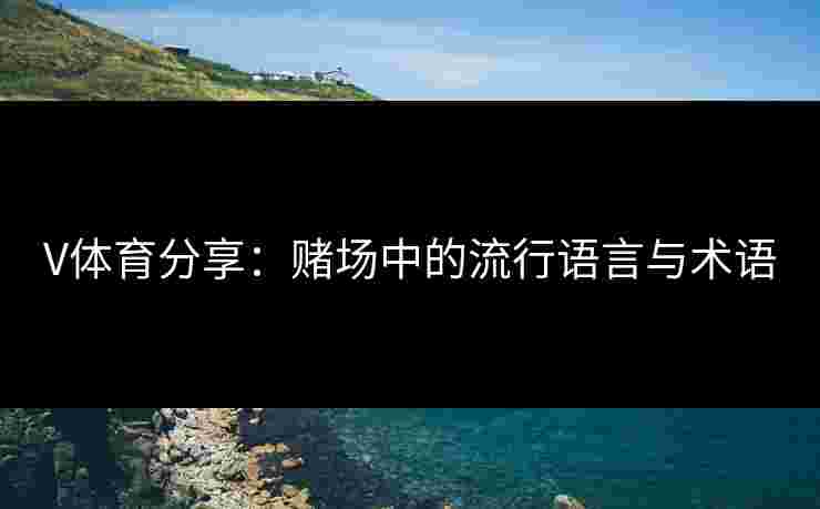 V体育分享：赌场中的流行语言与术语